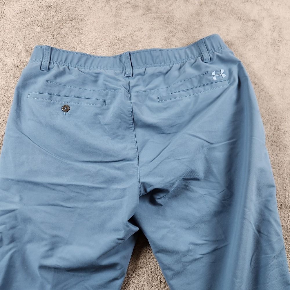 Under Armour Matchplay Golf Pants Mens size 36x29 Dri Fit Flat Front Golf Chino - Picture 3 of 11